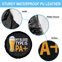 Funny My Blood Type Is IPA Spare Tire Cover IPA Beer Drinking - Wonder Print Shop