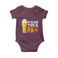 Funny My Blood Type Is IPA Baby Onesie IPA Beer Drinking - Wonder Print Shop
