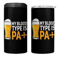 Funny My Blood Type Is IPA 4 in 1 Can Cooler Tumbler IPA Beer Drinking - Wonder Print Shop