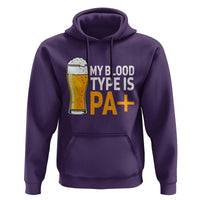 Funny My Blood Type Is IPA Hoodie IPA Beer Drinking - Wonder Print Shop