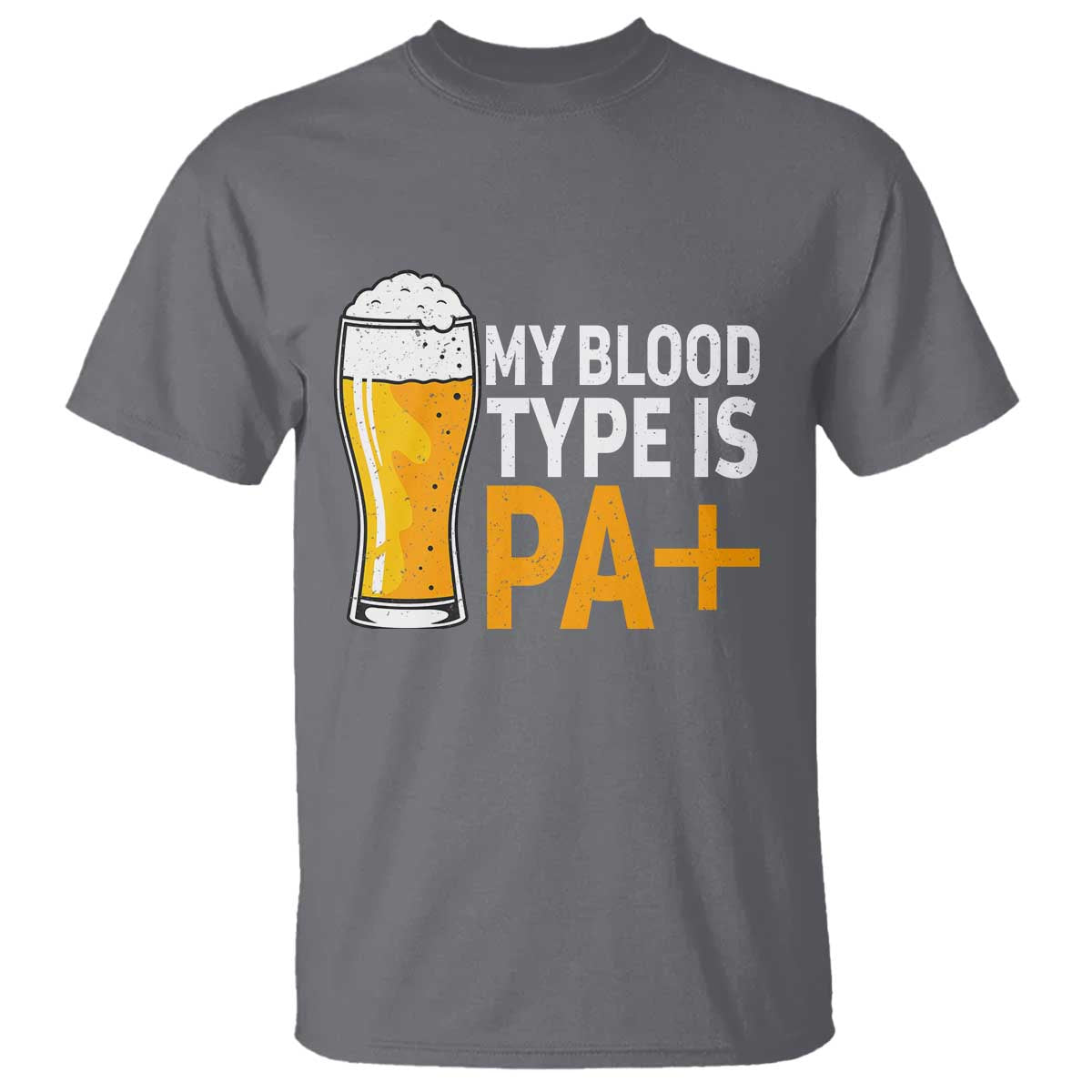 Funny My Blood Type Is IPA T Shirt IPA Beer Drinking - Wonder Print Shop
