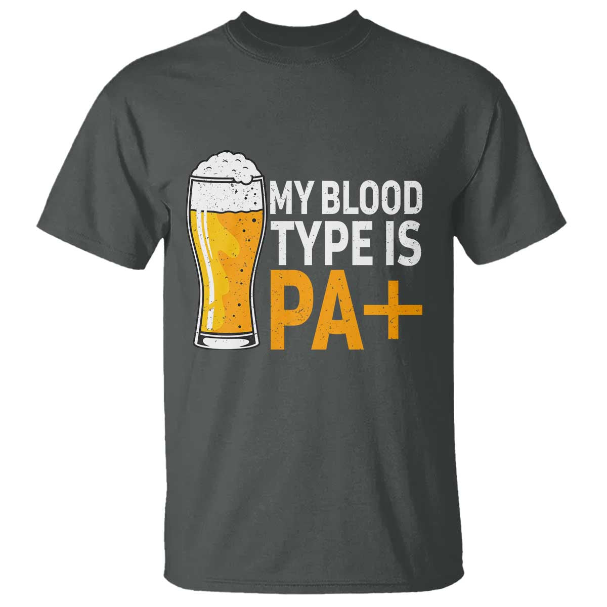 Funny My Blood Type Is IPA T Shirt IPA Beer Drinking - Wonder Print Shop