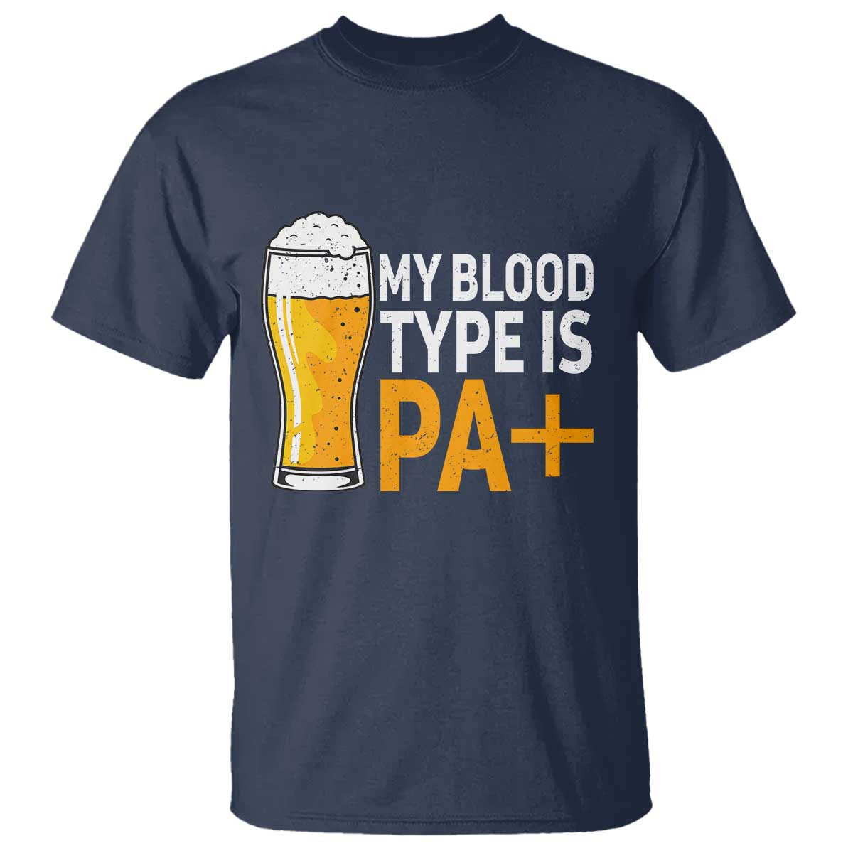 Funny My Blood Type Is IPA T Shirt IPA Beer Drinking - Wonder Print Shop