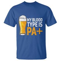 Funny My Blood Type Is IPA T Shirt IPA Beer Drinking - Wonder Print Shop