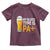 Funny My Blood Type Is IPA Toddler T Shirt IPA Beer Drinking - Wonder Print Shop