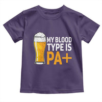 Funny My Blood Type Is IPA Toddler T Shirt IPA Beer Drinking - Wonder Print Shop