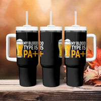 Funny My Blood Type Is IPA Tumbler With Handle IPA Beer Drinking - Wonder Print Shop