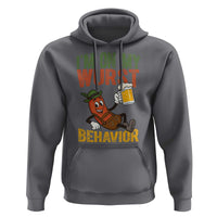 Funny I Am On My Wurst Behavior Hoodie German Oktoberfest Sausage - Wonder Print Shop