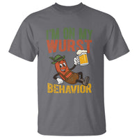Funny I Am On My Wurst Behavior T Shirt German Oktoberfest Sausage - Wonder Print Shop