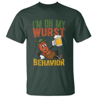 Funny I Am On My Wurst Behavior T Shirt German Oktoberfest Sausage - Wonder Print Shop