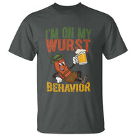 Funny I Am On My Wurst Behavior T Shirt German Oktoberfest Sausage - Wonder Print Shop