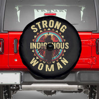Strong Indigenous Woman Empowerment Spare Tire Cover Native American - Wonder Print Shop