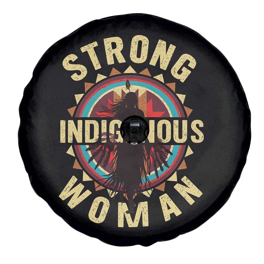 Strong Indigenous Woman Empowerment Spare Tire Cover Native American - Wonder Print Shop