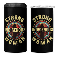 Strong Indigenous Woman Empowerment 4 in 1 Can Cooler Tumbler Native American - Wonder Print Shop