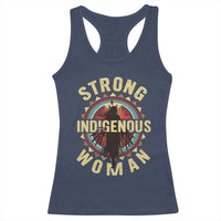Strong Indigenous Woman Empowerment Racerback Tank Top Native American - Wonder Print Shop