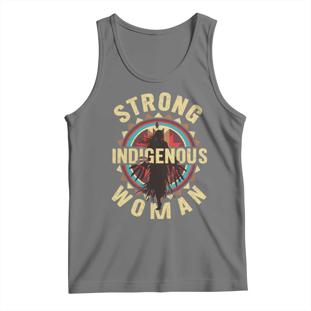 Strong Indigenous Woman Empowerment Tank Top Native American - Wonder Print Shop