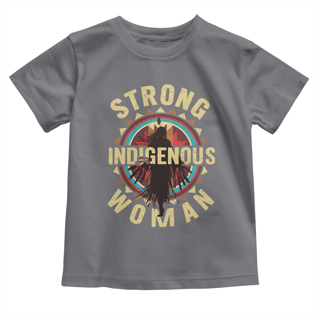 Strong Indigenous Woman Empowerment Toddler T Shirt Native American - Wonder Print Shop