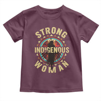 Strong Indigenous Woman Empowerment Toddler T Shirt Native American - Wonder Print Shop