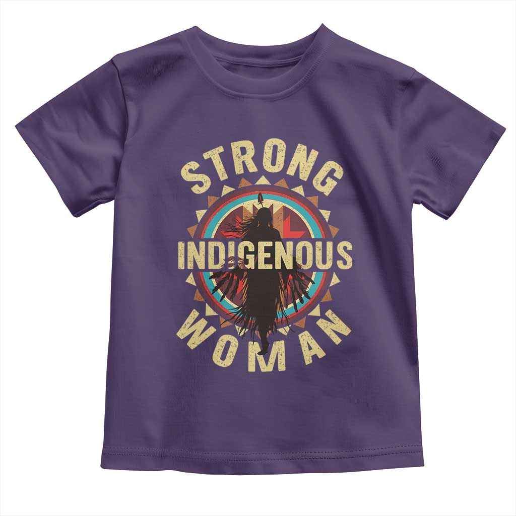 Strong Indigenous Woman Empowerment Toddler T Shirt Native American - Wonder Print Shop