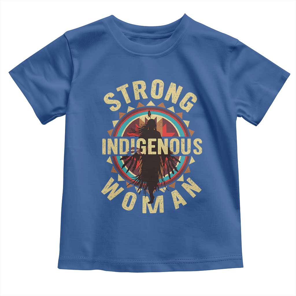 Strong Indigenous Woman Empowerment Toddler T Shirt Native American - Wonder Print Shop