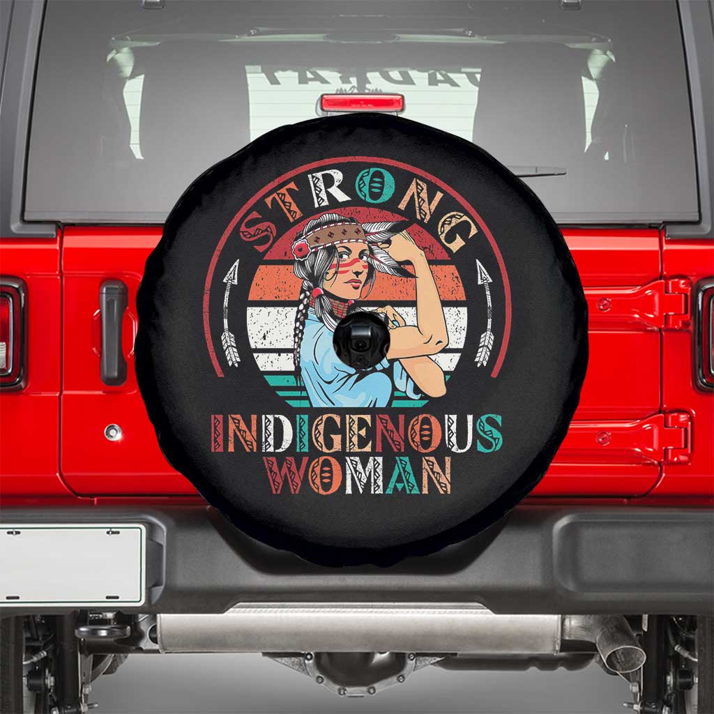 Strong Indigenous Woman MMIW Awareness Spare Tire Cover Native American - Wonder Print Shop