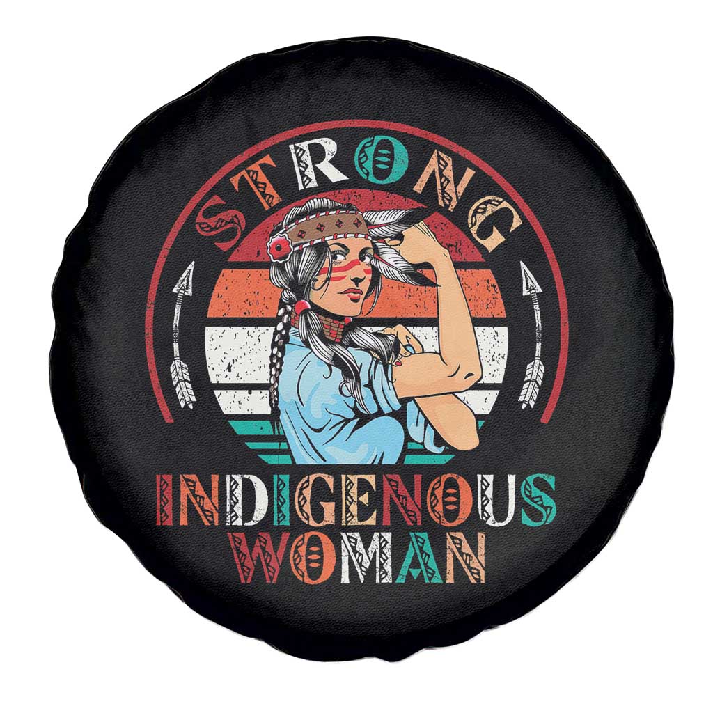 Strong Indigenous Woman MMIW Awareness Spare Tire Cover Native American - Wonder Print Shop