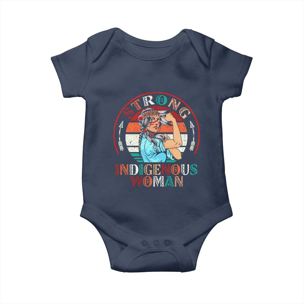 Strong Indigenous Woman MMIW Awareness Baby Onesie Native American - Wonder Print Shop