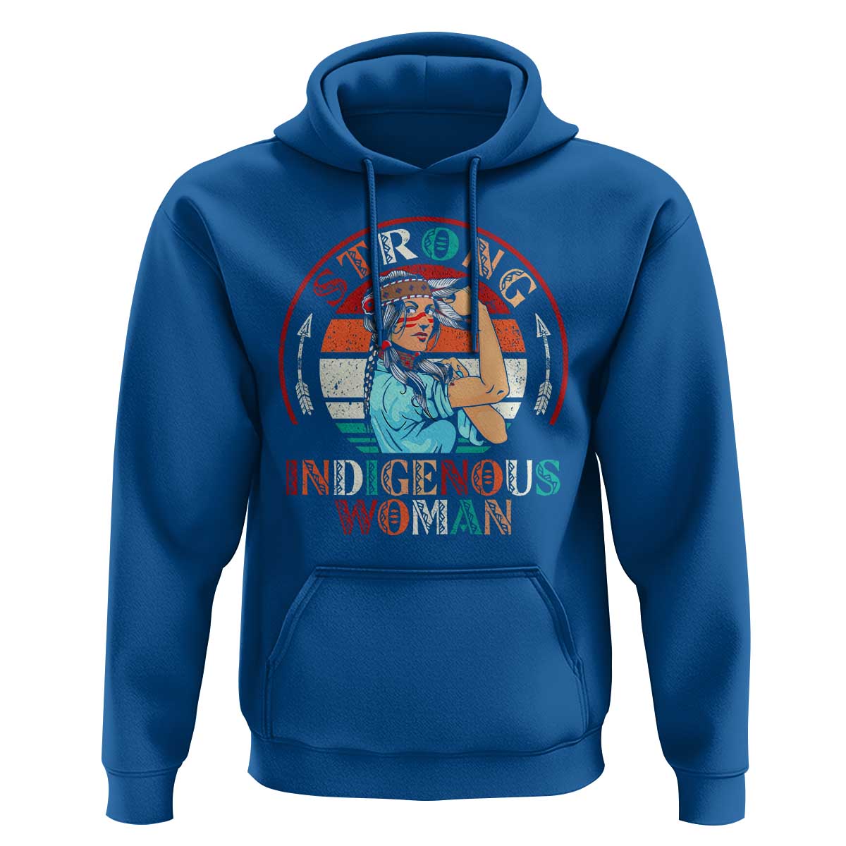 Strong Indigenous Woman MMIW Awareness Hoodie Native American - Wonder Print Shop