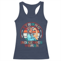 Strong Indigenous Woman MMIW Awareness Racerback Tank Top Native American - Wonder Print Shop