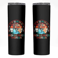Strong Indigenous Woman MMIW Awareness Skinny Tumbler Native American - Wonder Print Shop