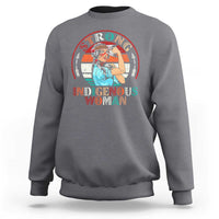 Strong Indigenous Woman MMIW Awareness Sweatshirt Native American - Wonder Print Shop