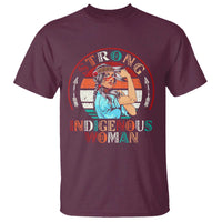 Strong Indigenous Woman MMIW Awareness T Shirt Native American - Wonder Print Shop