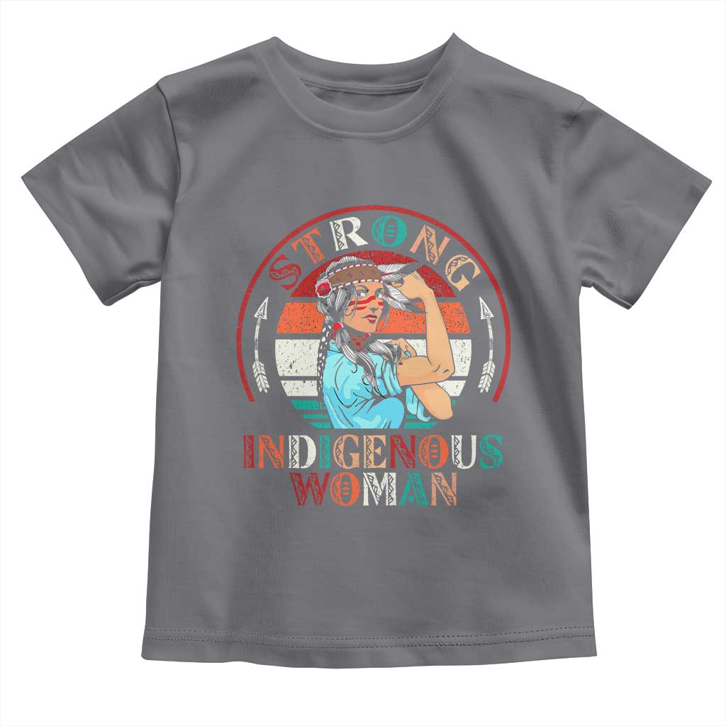 Strong Indigenous Woman MMIW Awareness Toddler T Shirt Native American - Wonder Print Shop
