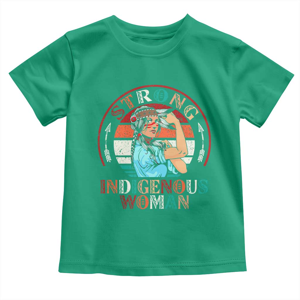 Strong Indigenous Woman MMIW Awareness Toddler T Shirt Native American - Wonder Print Shop