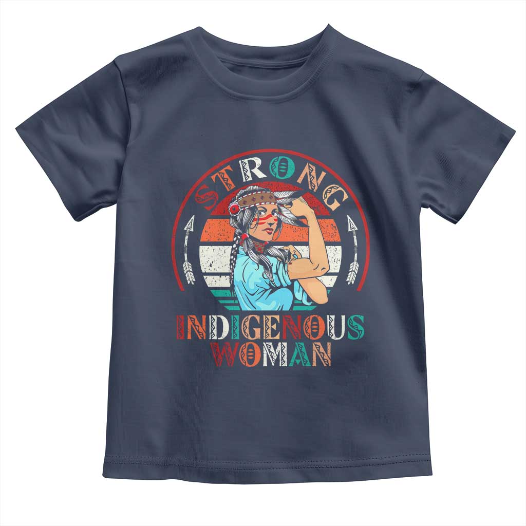 Strong Indigenous Woman MMIW Awareness Toddler T Shirt Native American - Wonder Print Shop