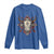 Native American Longhorn Bull Skull Tribal Arrows Long Sleeve Shirt - Wonder Print Shop