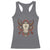 Native American Longhorn Bull Skull Tribal Arrows Racerback Tank Top - Wonder Print Shop