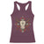 Native American Longhorn Bull Skull Tribal Arrows Racerback Tank Top - Wonder Print Shop