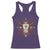 Native American Longhorn Bull Skull Tribal Arrows Racerback Tank Top - Wonder Print Shop