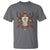 Native American Longhorn Bull Skull Tribal Arrows T Shirt - Wonder Print Shop