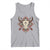 Native American Longhorn Bull Skull Tribal Arrows Tank Top - Wonder Print Shop