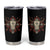 Native American Longhorn Bull Skull Tribal Arrows Tumbler Cup - Wonder Print Shop