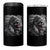 Native American Indian Chief Skull Headdress Crow 4 in 1 Can Cooler Tumbler - Wonder Print Shop