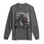 Native American Indian Chief Skull Headdress Crow Long Sleeve Shirt - Wonder Print Shop