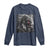 Native American Indian Chief Skull Headdress Crow Long Sleeve Shirt - Wonder Print Shop