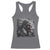 Native American Indian Chief Skull Headdress Crow Racerback Tank Top - Wonder Print Shop