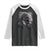 Native American Indian Chief Skull Headdress Crow Raglan Shirt - Wonder Print Shop