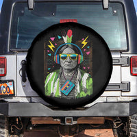 Funny Sitting Bull 90s Nostalgia Pop Art Spare Tire Cover Retro Native American Chief - Wonder Print Shop
