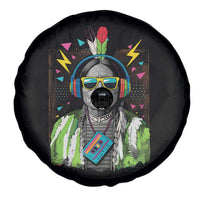 Funny Sitting Bull 90s Nostalgia Pop Art Spare Tire Cover Retro Native American Chief - Wonder Print Shop