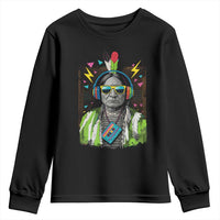 Funny Sitting Bull 90s Nostalgia Pop Art Youth Sweatshirt Retro Native American Chief - Wonder Print Shop